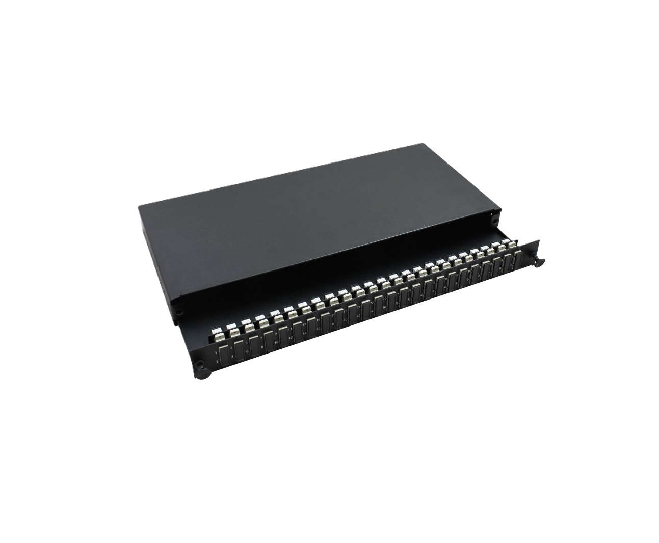 Optical Distribution Fiber Rack mount 19″ – full load – 12Port SC Duplex or LC Quad